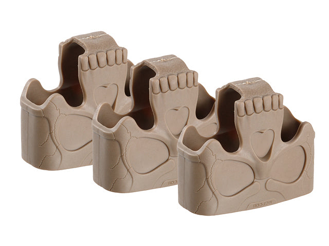 Magazinzubehör 3-Teilig Skull 7.62 Mag-Rubber-Loop-Set Tan
