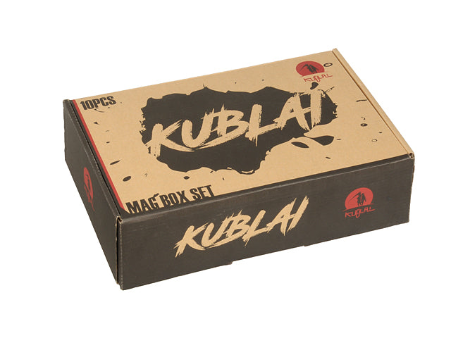 Kublai M4/AR15 10er-Set Polymer Mid-Cap-Magazin 120 BBs Schwarz