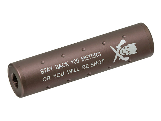 100 mm SF Type Schalldämpfer Brown Braun
