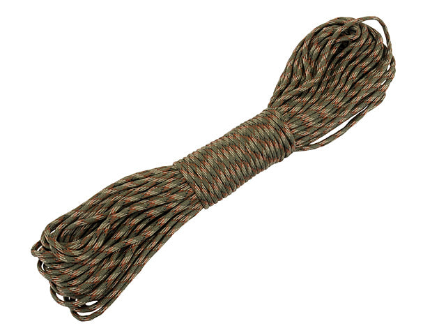 30 m Nylon Paracord Forest Camo