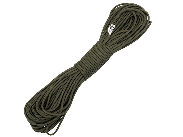 30 m Nylon Paracord Oliv