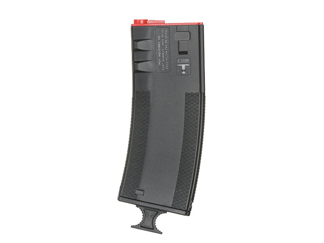 King Arms M4/AR15 Troy BattleMag 2er-Set Polymer Mid-Cap-Magazin 220 BBs Schwarz
