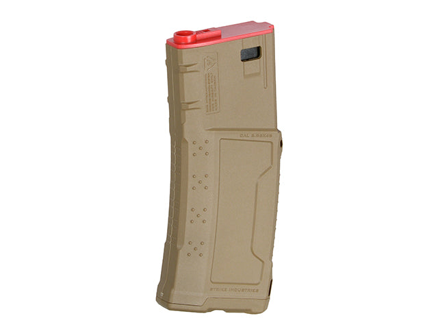 King Arms M4/AR15 Strike Polymer Mid-Cap-Magazin 220 BBs Dark Earth