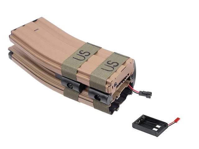 1000 BBs Electric Dual-Magazin long für M4/M16 (rechargeable) - DE 8
