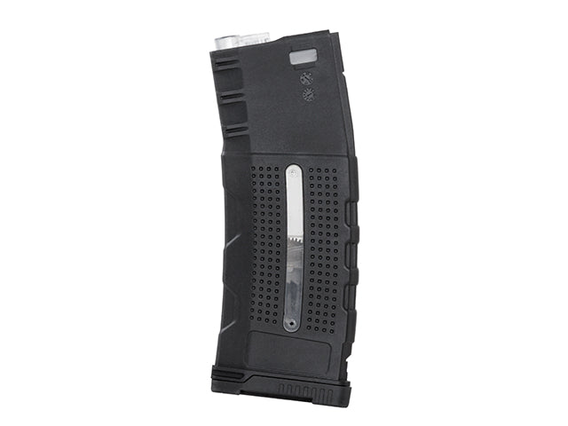 BattleAxe M4/AR15 Enhanced-Grip Polymer Hi-Cap-Magazin 380 BBs Schwarz