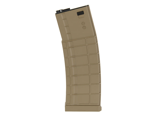 BattleAxe 416/AR15 Polymer Hi-Cap-Magazin 450 BBs Dark Earth