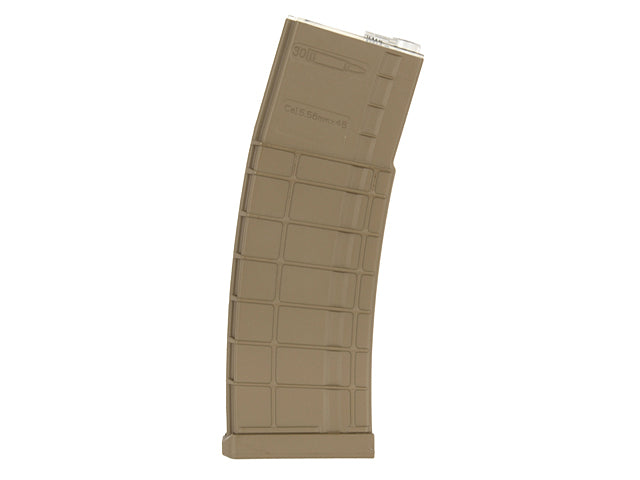 BattleAxe 416/AR15 Polymer Mid-Cap-Magazin 150 BBs Dark Earth