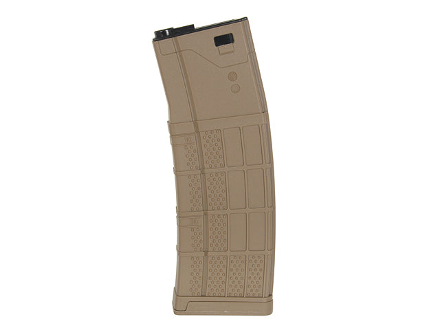 BattleAxe M4/AR15 Polymer Hi-Cap-Magazin 450 BBs Dark Earth