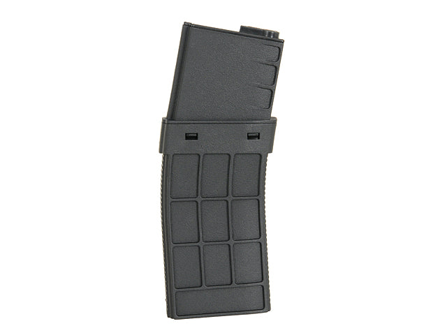 BattleAxe M4/AR15/SCAR16 Polymer Mid-Cap-Magazin 210 BBs Schwarz