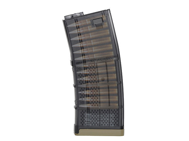 M4/AR15 Mid-Cap-Magazin 190 BBs M4/M16 Tan