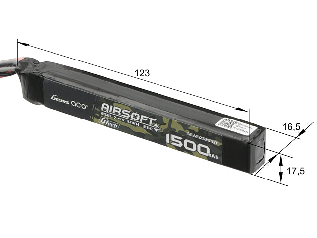 LiPo-Akku 1500 mAh 7.4 V 25C Tamiya