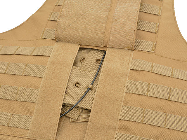 Plate-Carrier-Zubehör Combat Modular Armor System Replica - Schwarz 7