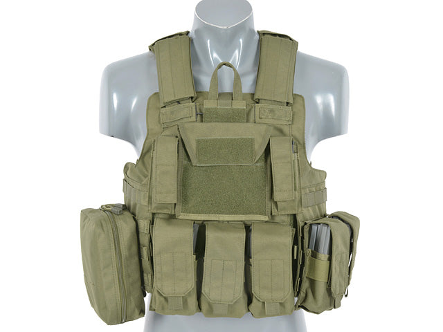 Combat Modular Armor System Plate Carrier Oliv