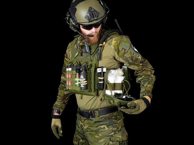 Jump Plate Carrier V2 mit dummy SAPI Plates - Oliv 10