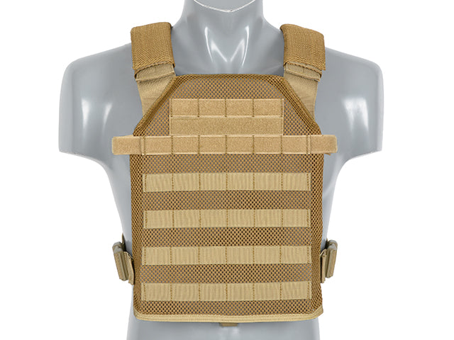 UltraLight Mesh Vest Plate Carrier Coyote