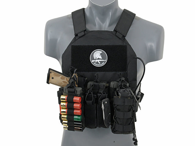 Simple Plate Carrier with Dummy Soft Armor Inserts - Multicamo 6