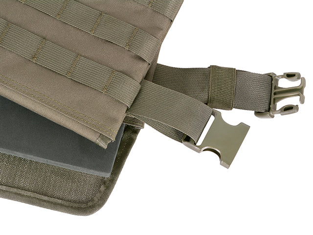 Simple Plate Carrier mit Dummy Soft Armor Inserts - Ranger Grün 5
