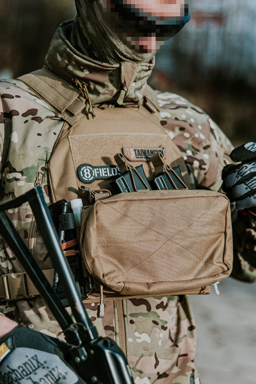 Simple Plate Carrier mit Dummy Soft Armor Inserts - Coyote 9