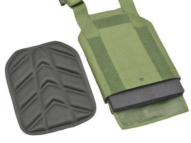 Laser-Cut “Buckle Up" Operator Plate Carrier mit AR15/AK Magazintasche — Multicamo 10