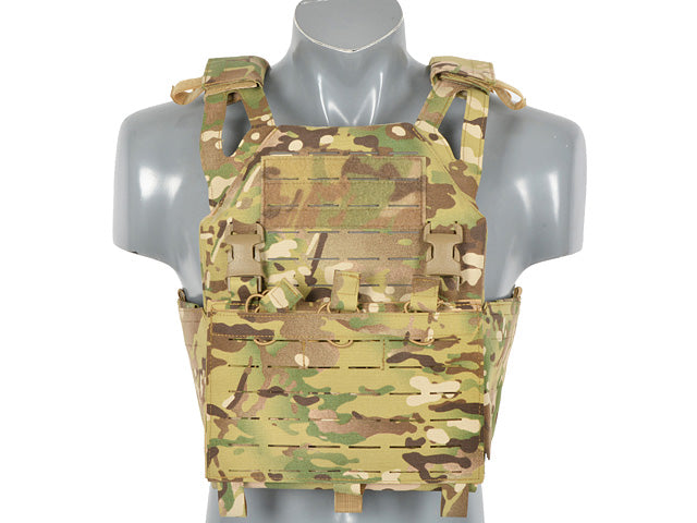 Laser-Cut "Buckle Up" Operator Plate Carrier mit Magazintasche Multicam AK/RPK M4/M16