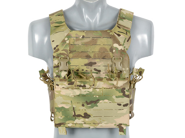 Laser-Cut "Buckle Up" Recon Plate Carrier mit Magazintasche Multicam AK/RPK M4/M16