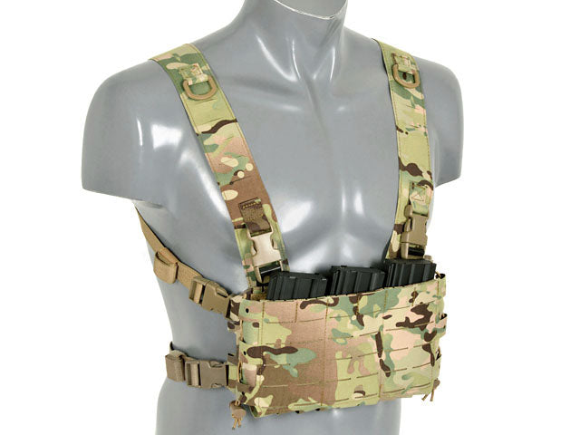 Chest Rig Kompakt MOLLE Laser-Cut - Multicamo 8