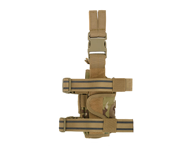 2-Ways Carrying Type Tactical Drop Leg Holster - Multicamo 2