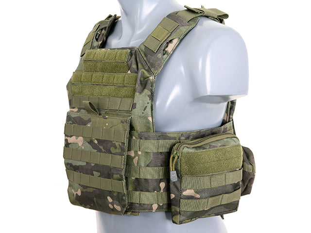 Zippered Tasche MOLLE - Multicamo 4