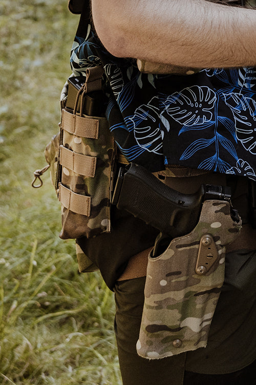 Open-Top Einzel 7.62x39 AK Magazintasche - Multicamo 5