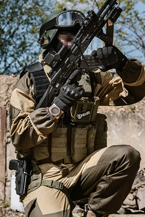 Open-Top Doppel 7.62x39 AK Magazintasche - Oliv 7