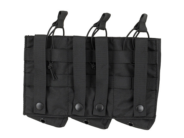 Open-Top Dreifach 7.62x39 AK Magazintasche - Schwarz 3