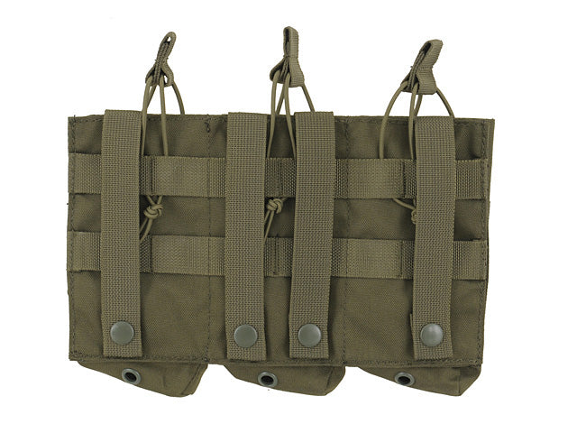 Open-Top Dreifach 7.62x39 AK Magazintasche - Oliv 3