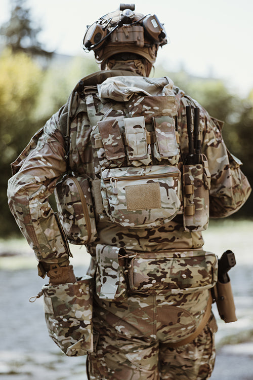 Mehrzwecktasche Assault Back Panel - Multicamo 10