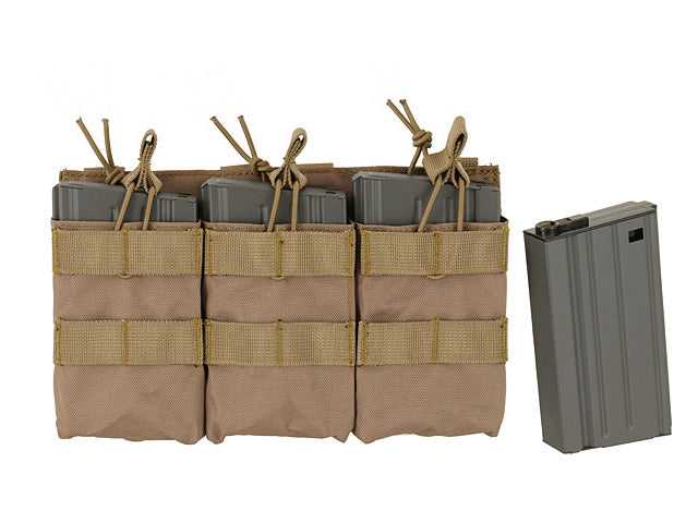 Dreifach Open-Top 7.62 Mag Tasche - Coyote 5