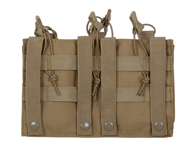 Dreifach AK Mag/Pistole Taschen-Panel (5 plus 2) - Coyote 4