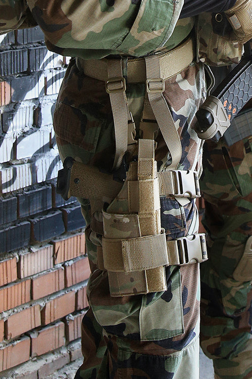 Modular Universal-Drop-Leg-Holster - Multicamo 10