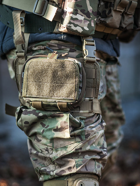 MOLLE-Tasche Modular gepolstert Drop Leg Panel - Oliv 6