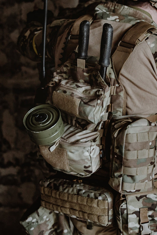 Mehrzwecktasche Assault Back Panel Mod.2 - Multicamo 10