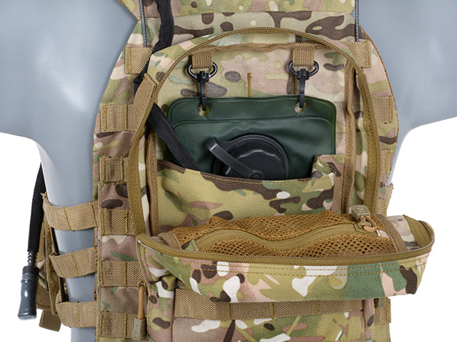 MOLLE Modular Hydration Bladder Pouch - Multicamo 7
