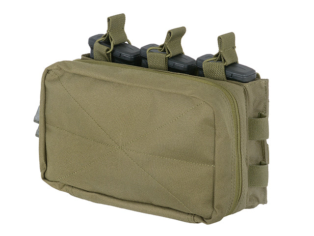 MOLLE Dreifach Mag/GP-Tasche - Oliv 7