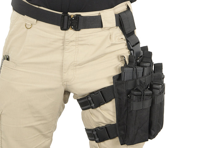MOLLE-Tasche M4/AR-15 Six-Mag Stacker Drop Leg Panel - Oliv 6