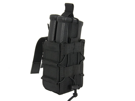 MOLLE Double Rifle Mag Speed Pouch – Schwarz