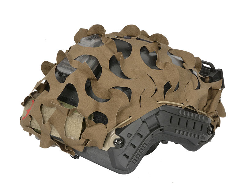 3D Laser-Cut Camouflage Cover für hoch-Cut Helm - Coyote 3