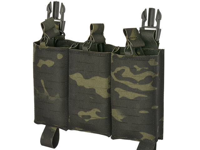 MOLLE-Tasche Panel Buckle Up Laser-Cut für 3 AR15/AK Magazine - MB 5