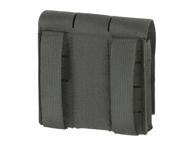 Dreifach Laser-Cut Pistolenmagazin Tasche mit Flap - Schwarz 5