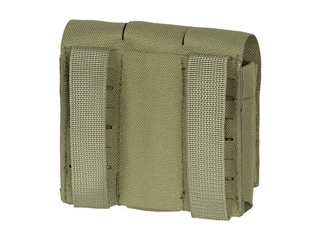 Dreifach Laser-Cut Pistolenmagazin Tasche mit Flap - Oliv 5