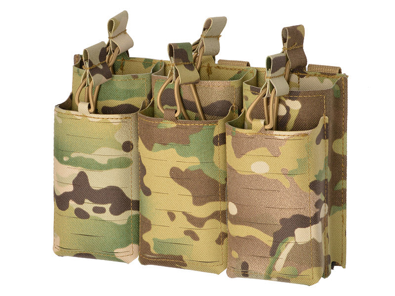 Laser-Cut Panel mit 6 AR15/AK Magazine Pouches - Multicamo 7