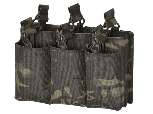 Laser-Cut Panel mit 6 AR15/AK Magazine Pouches - MB 7
