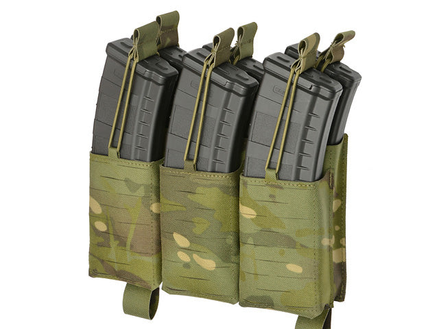 MOLLE-Tasche Panel Buckle Up Laser-Cut für 6 AR15/AK Magazin - MT 6