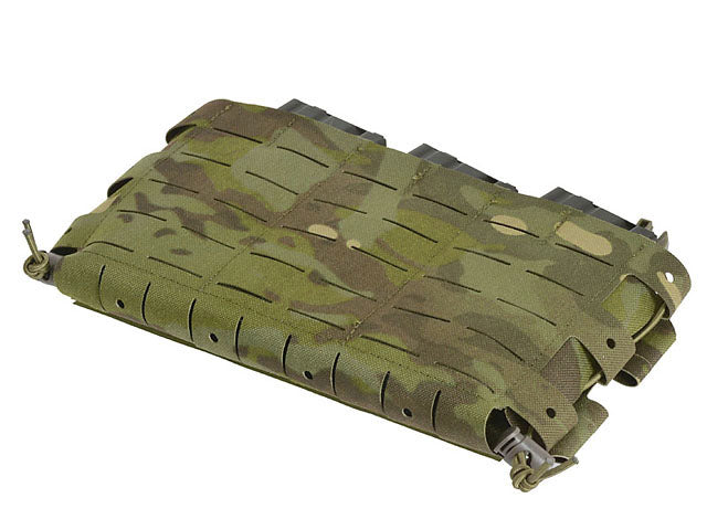 MOLLE-Tasche Buckle-up Kompakt - Einsatz für 3 Magazine, MOLLE Laser-Cut - Multicam Tropic 6